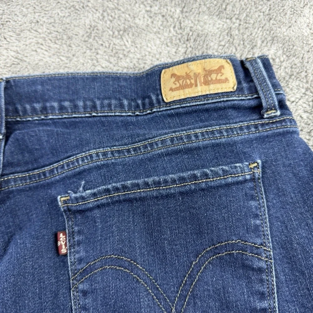 Levis 515 Bootcut Jeans Womens 16  Blue‎ Mid Rise